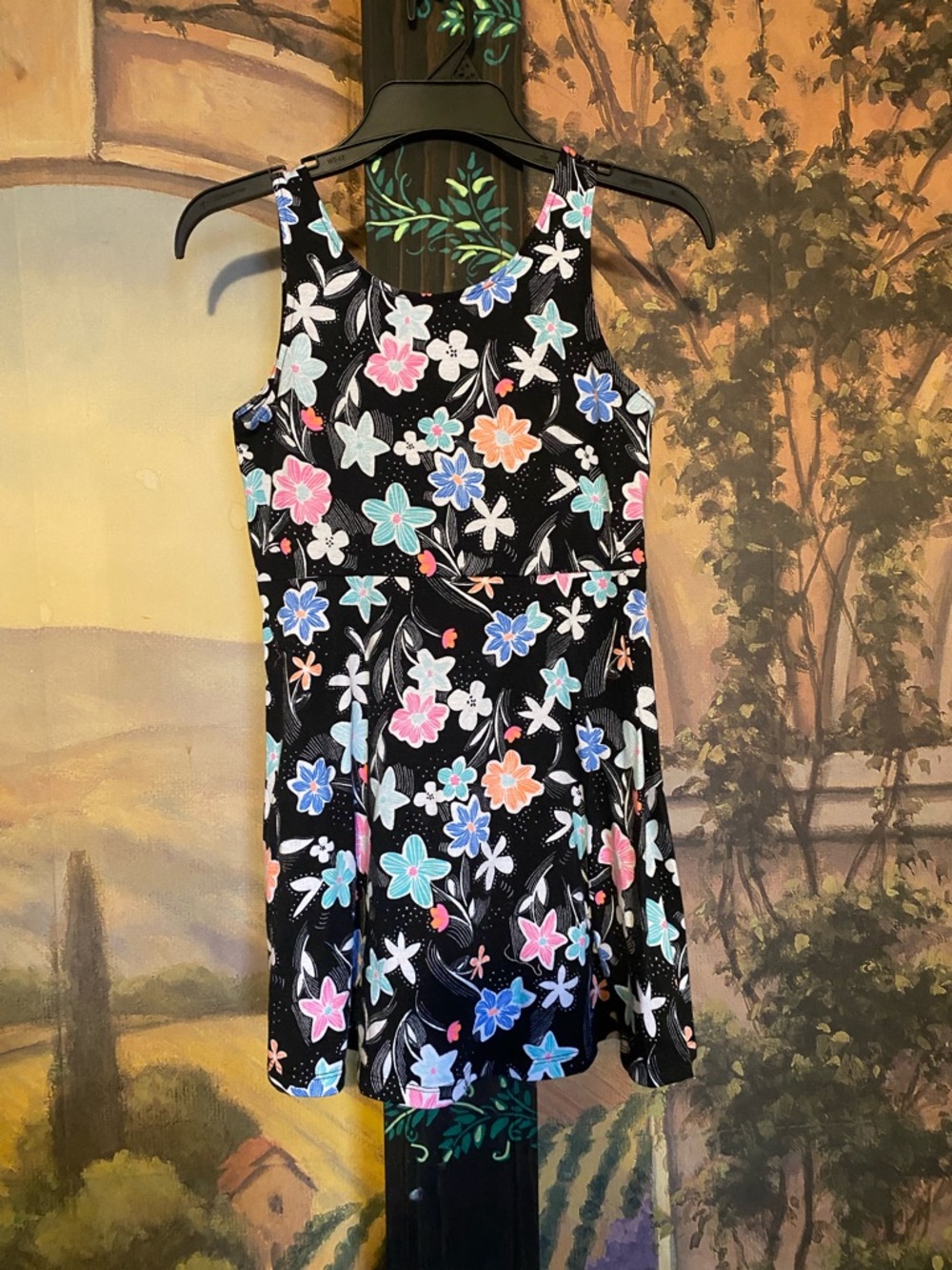 Floral pattern skater dress - Picture 1 of 4